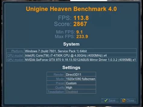 haven benchmark|heaven benchmark settings.